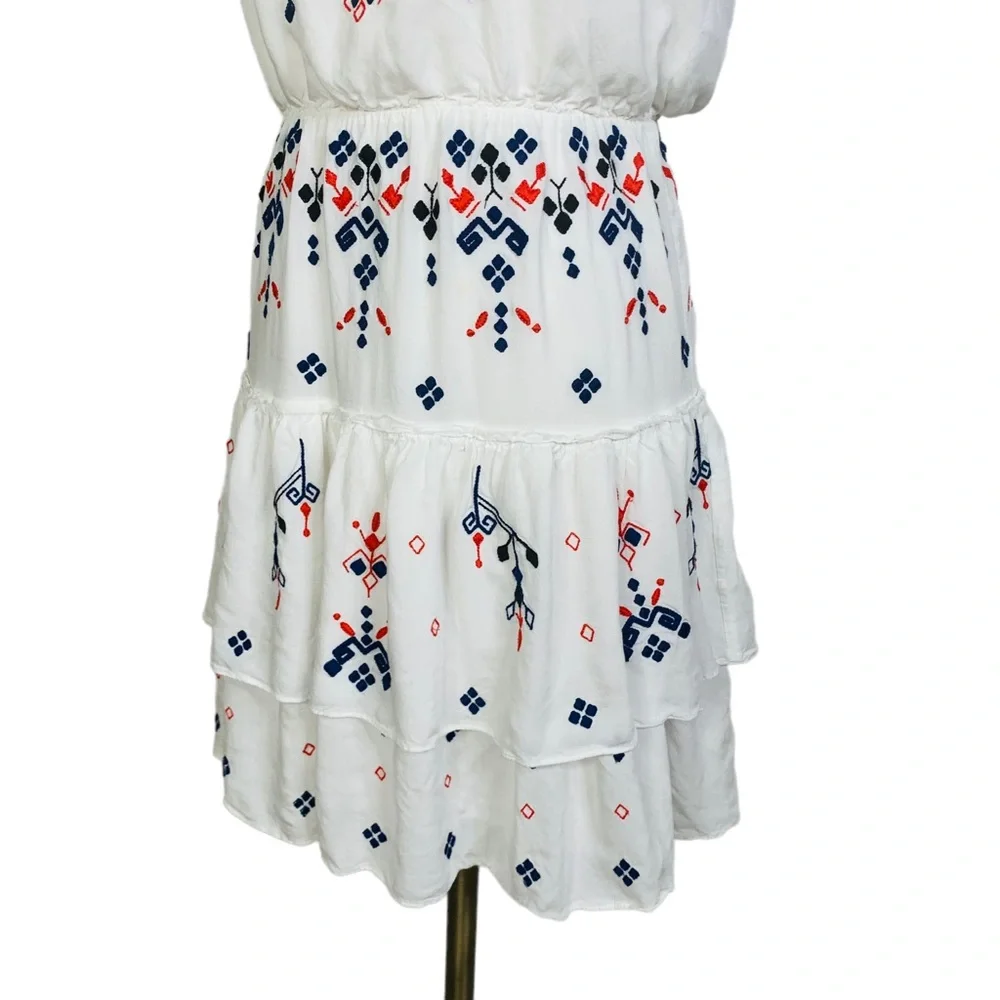 PARKER Quintana embroidered halter dress MEDIUM 3431 - Picture 9 of 11